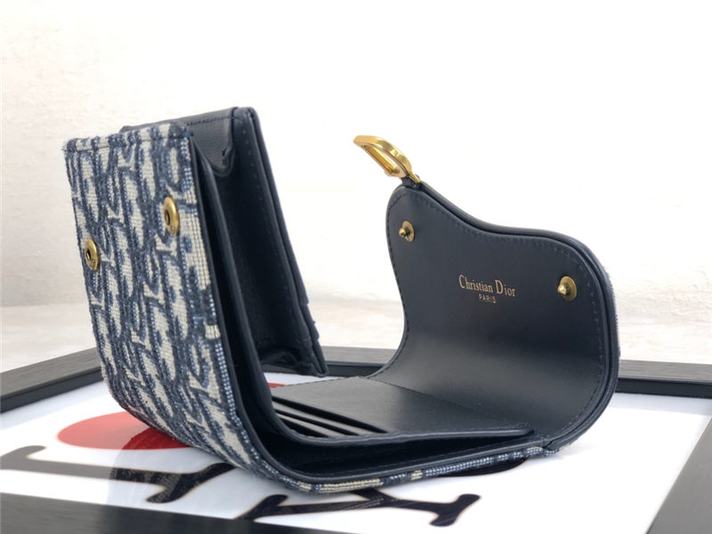 Dior SADDLE LOTUS WALLET High