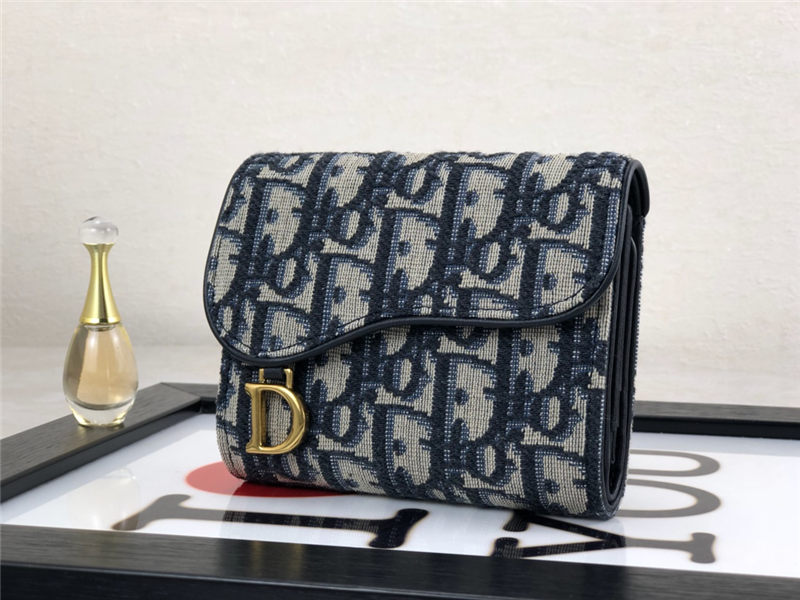 Dior SADDLE LOTUS WALLET High