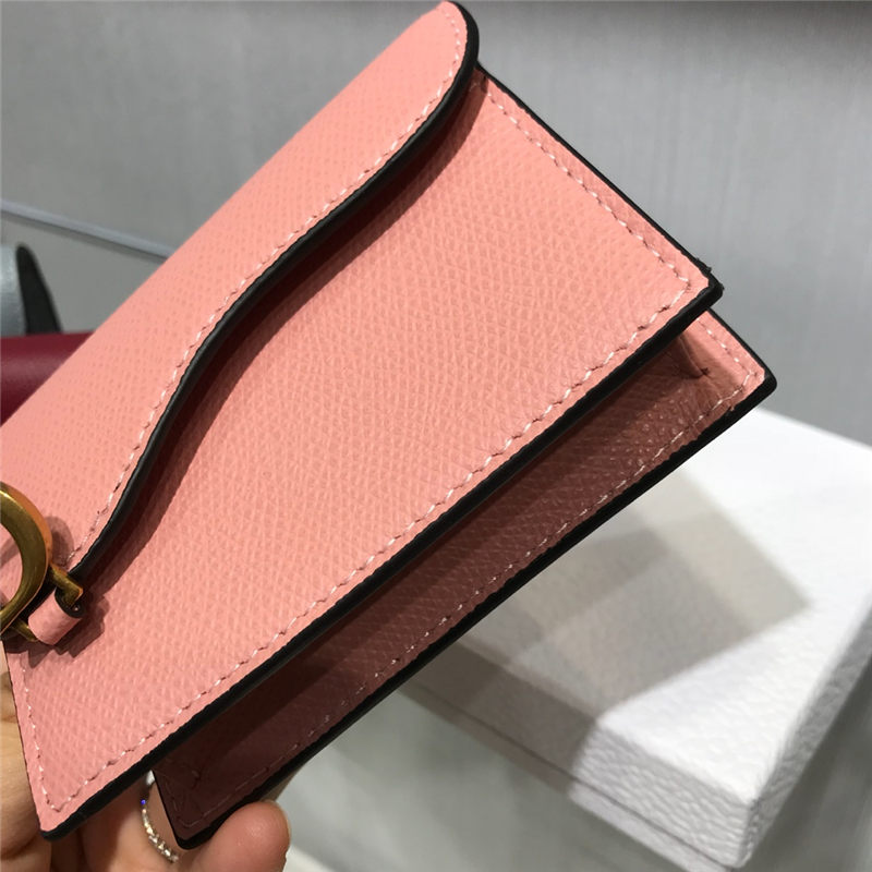 Dior SADDLE FLAP CARD HOLDER High