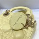 MICRO LADY Dior BAG Patent Cannage Calfskin Yellow High