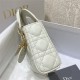 MICRO LADY Dior BAG Cannage Lambskin White High