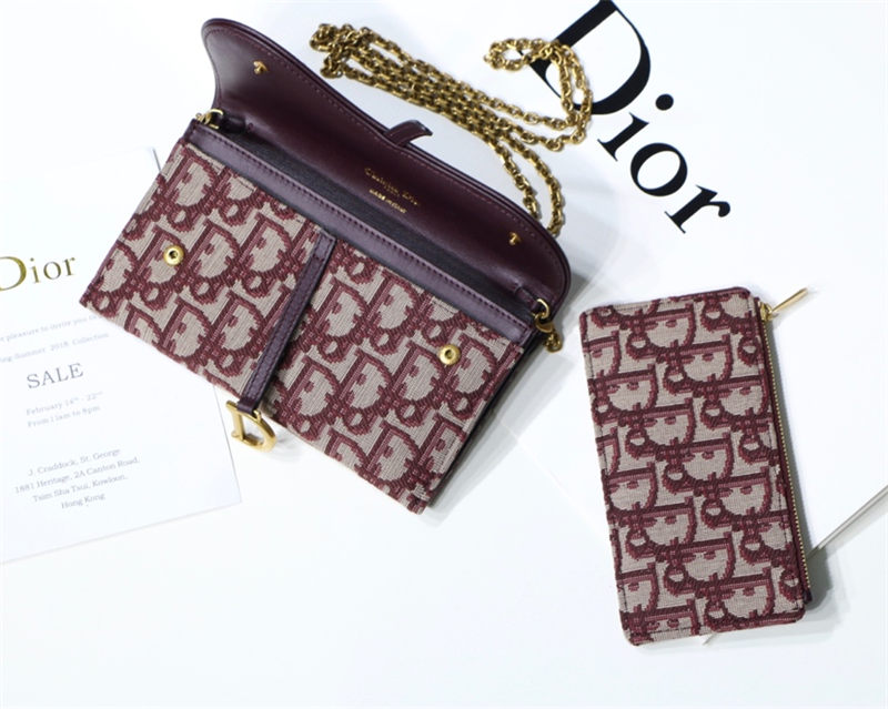 Dior SADDLE WALLET High