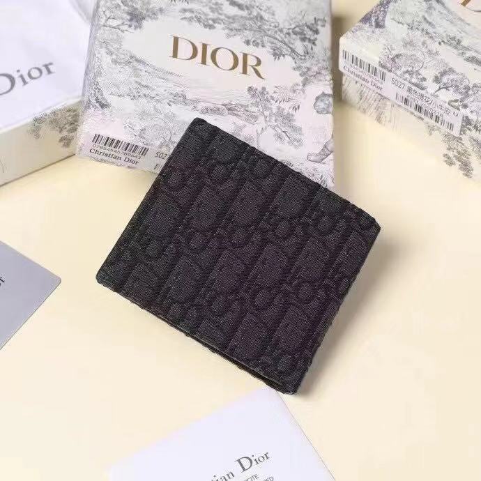 Dior Wallet Dior Oblique Jacquard High