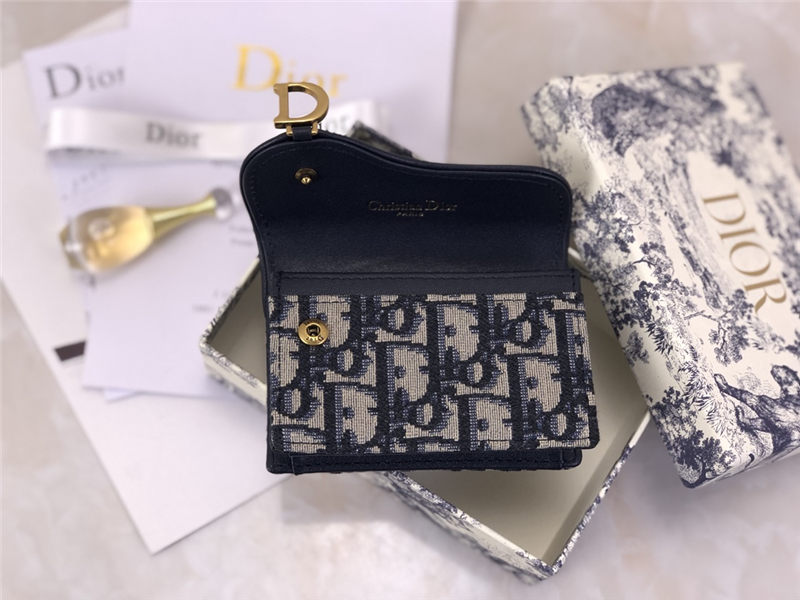 Dior SADDLE FLAP CARD HOLDER High