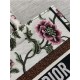 MEDIUM Dior BOOK TOTE Dior Petites Fleurs Embroidery White High