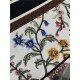 LARGE Dior BOOK TOTE Dior Petites Fleurs Embroidery White High