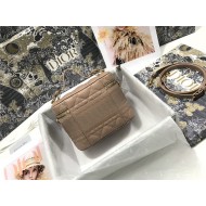 SMALL DiorTRAVEL VANITY CASE Cannage Lambskin High