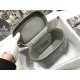 SMALL DiorTRAVEL VANITY CASE Gray Cannage Lambskin High