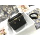 SMALL DiorTRAVEL VANITY CASE Black Cannage Lambskin High