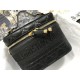 SMALL DiorTRAVEL VANITY CASE Black Cannage Lambskin High