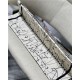 LARGE Dior BOOK TOTE Latte Multicolor Dior Constellation Embroidery High