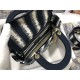 MEDIUM LADY D-LITE BAG Stripe Embroidery High