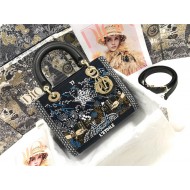 MEDIUM LADY D-LITE BAG Embroidery High