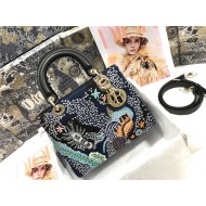 MEDIUM LADY D-LITE BAG Embroidery High