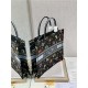 LARGE Dior BOOK TOTE Dior Pixel Zodiac Embroidery Black High