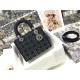 MEDIUM LADY Dior BAG Strass Cannage Satin High