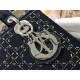 MEDIUM LADY Dior BAG Strass Cannage Satin High