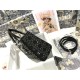 MEDIUM LADY Dior BAG Strass Cannage Satin High