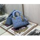 MINI LADY Dior BAG Patent Cannage Calfskin Sky Blue High