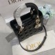 MEDIUM LADY Dior BAG Patent Cannage Calfskin High