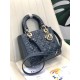 MEDIUM LADY Dior BAG Patent Cannage Calfskin High