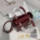 MEDIUM LADY Dior BAG Patent Cannage Calfskin High