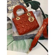 SMALL LADY Dior MY ABCDior BAG Patent Cannage Calfskin High