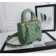 SMALL LADY Dior MY ABCDior BAG Cannage Lambskin Enamel High