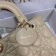 SMALL LADY Dior MY ABCDior BAG Cannage Lambskin Enamel High