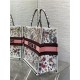 LARGE Dior BOOK TOTE Florilegio Embroidery High