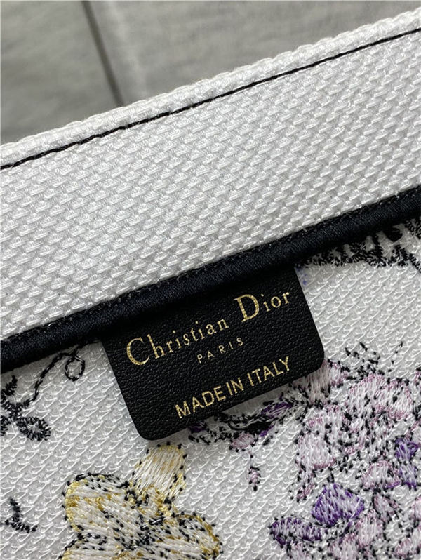 LARGE Dior BOOK TOTE Florilegio Embroidery High