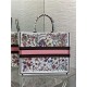 LARGE Dior BOOK TOTE Florilegio Embroidery High