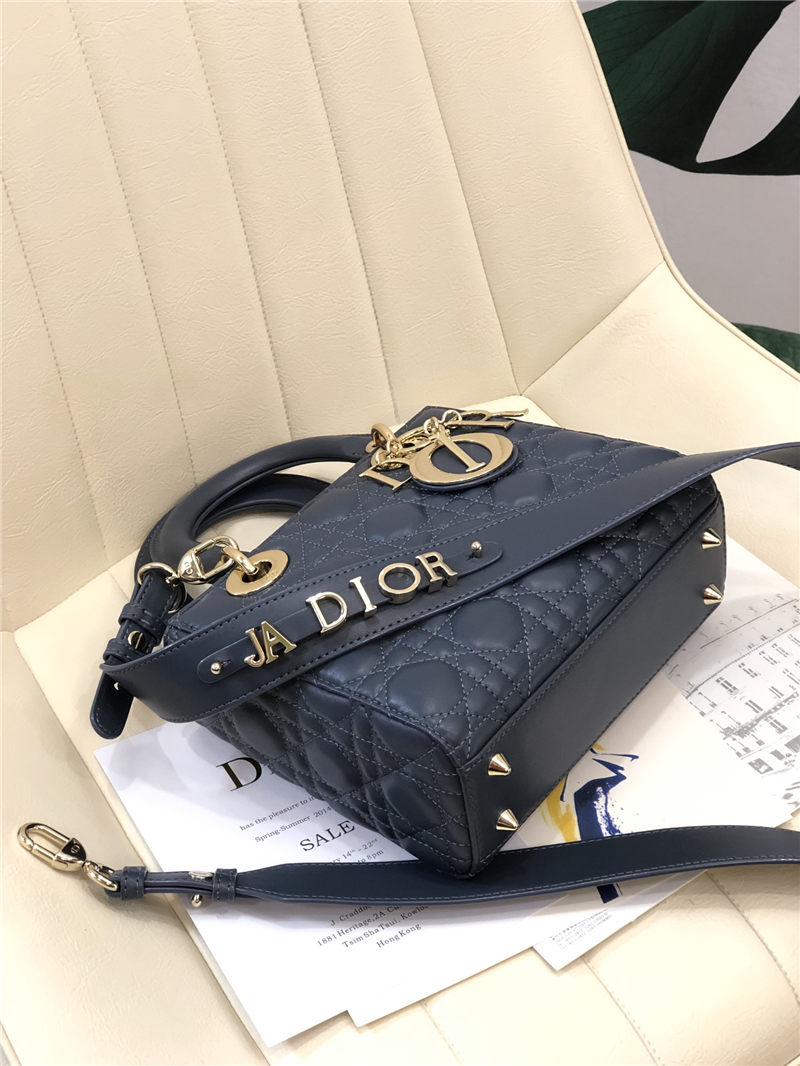 SMALL LADY Dior MY ABCDior BAG Cannage Lambskin High