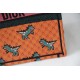 LARGE Dior BOOK TOTE Multicolor Dragon & Fire Embroidery Orange High