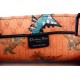 LARGE Dior BOOK TOTE Multicolor Dragon & Fire Embroidery Orange High