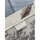 LARGE Dior BOOK TOTE Dior Jardin d'Hiver Embroidery White High