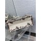 LARGE Dior BOOK TOTE Dior Jardin d'Hiver Embroidery White High