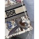 MEDIUM Dior BOOK TOTE Dior Jardin d'Hiver Embroidery White High