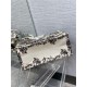 MEDIUM Dior BOOK TOTE Dior Jardin d'Hiver Embroidery White High