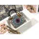 MINI LADY Dior BAG Embroidery Calfskin High