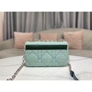 SMALL Dior CARO BAG Macrocannage Linen High