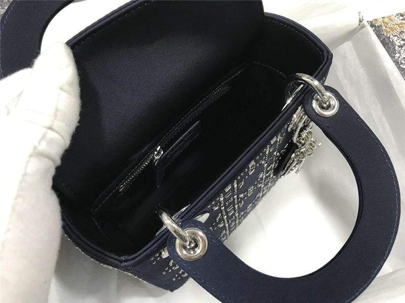 MINI LADY Dior BAG Strass Cannage Satin High