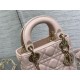 MINI LADY Dior BAG Cannage Lambskin Gold Metal Pink High