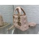 MINI LADY Dior BAG Cannage Lambskin Gold Metal Pink High