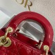 MINI LADY Dior BAG Patent Cannage Calfskin Red High