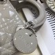 MINI LADY Dior BAG Patent Cannage Calfskin Silver Metal Grey High