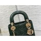 MINI LADY Dior BAG Patent Cannage Calfskin Olive High