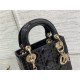 MINI LADY Dior BAG Patent Cannage Calfskin Black High