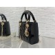 MINI LADY Dior BAG Patent Cannage Calfskin Black High