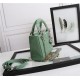 MINI LADY Dior BAG Patent Cannage Calfskin Silver Metal Green High